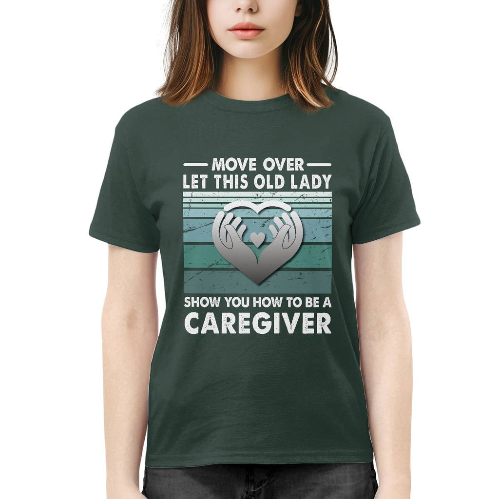 Awesome Caregiver-T-Shirt-#F011024OLDLDY2FCAREZ4