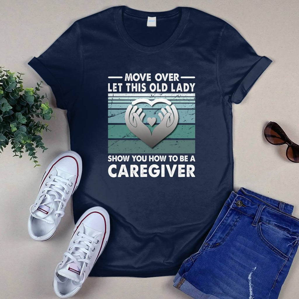 Awesome Caregiver-T-Shirt-#F011024OLDLDY2FCAREZ4