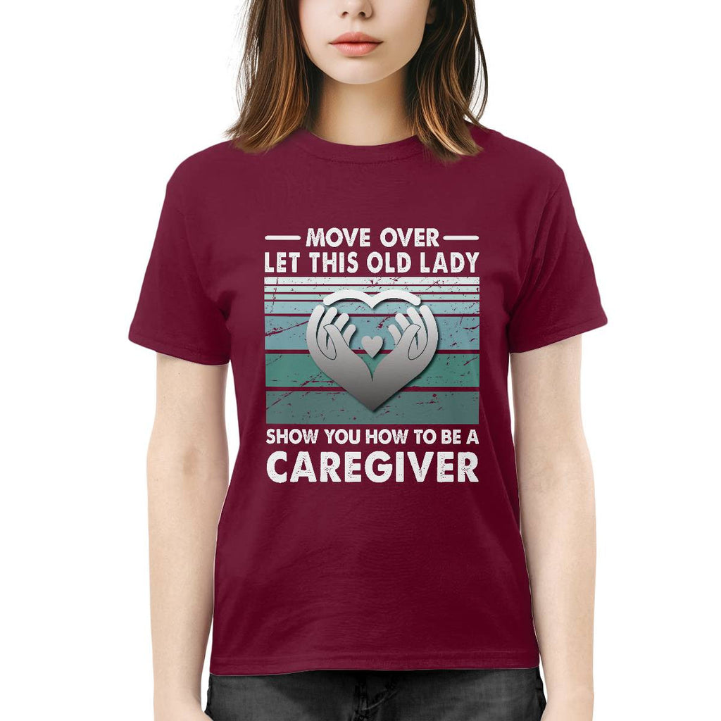 Awesome Caregiver-T-Shirt-#F011024OLDLDY2FCAREZ4