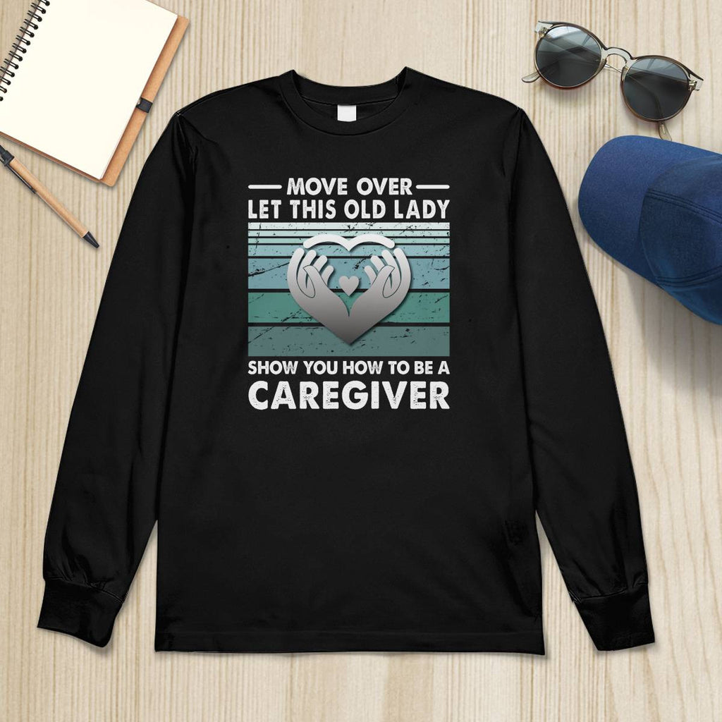 Awesome Caregiver-T-Shirt-#F011024OLDLDY2FCAREZ4