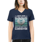 Awesome Caregiver-T-Shirt-#F011024OLDLDY2FCAREZ4