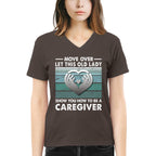 Awesome Caregiver-T-Shirt-#F011024OLDLDY2FCAREZ4