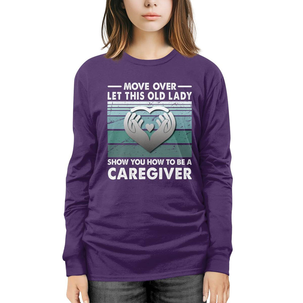 Awesome Caregiver-T-Shirt-#F011024OLDLDY2FCAREZ4