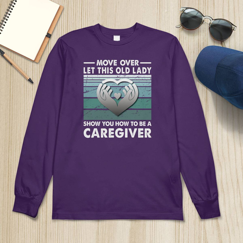Awesome Caregiver-T-Shirt-#F011024OLDLDY2FCAREZ4