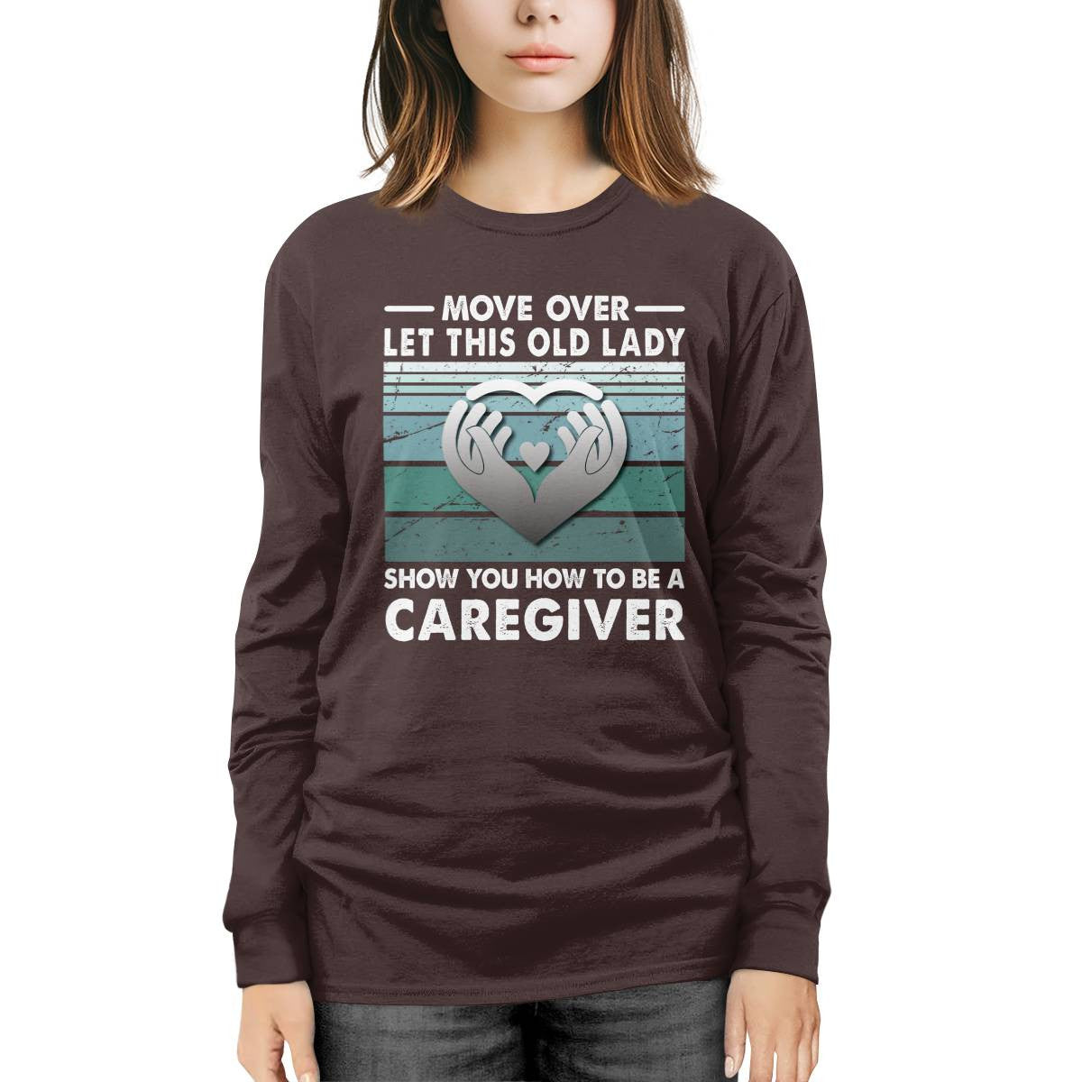 Awesome Caregiver-T-Shirt-#F011024OLDLDY2FCAREZ4
