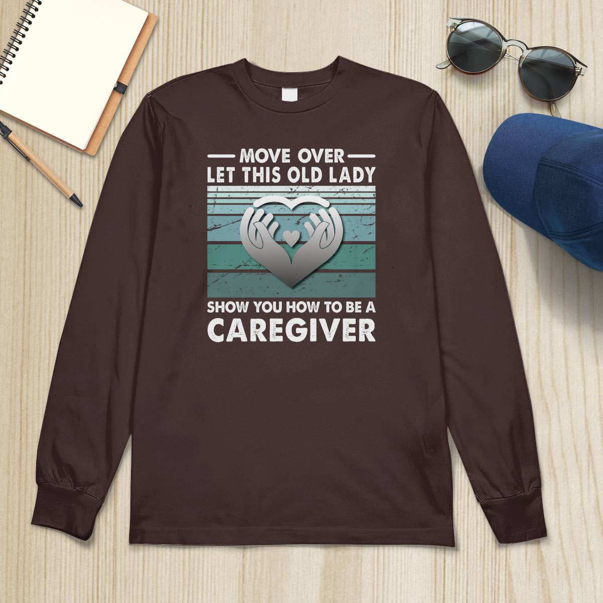 Awesome Caregiver-T-Shirt-#F011024OLDLDY2FCAREZ4