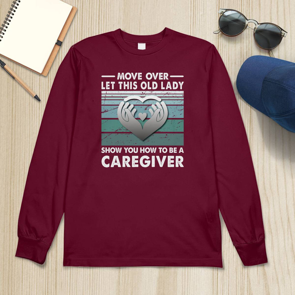 Awesome Caregiver-T-Shirt-#F011024OLDLDY2FCAREZ4