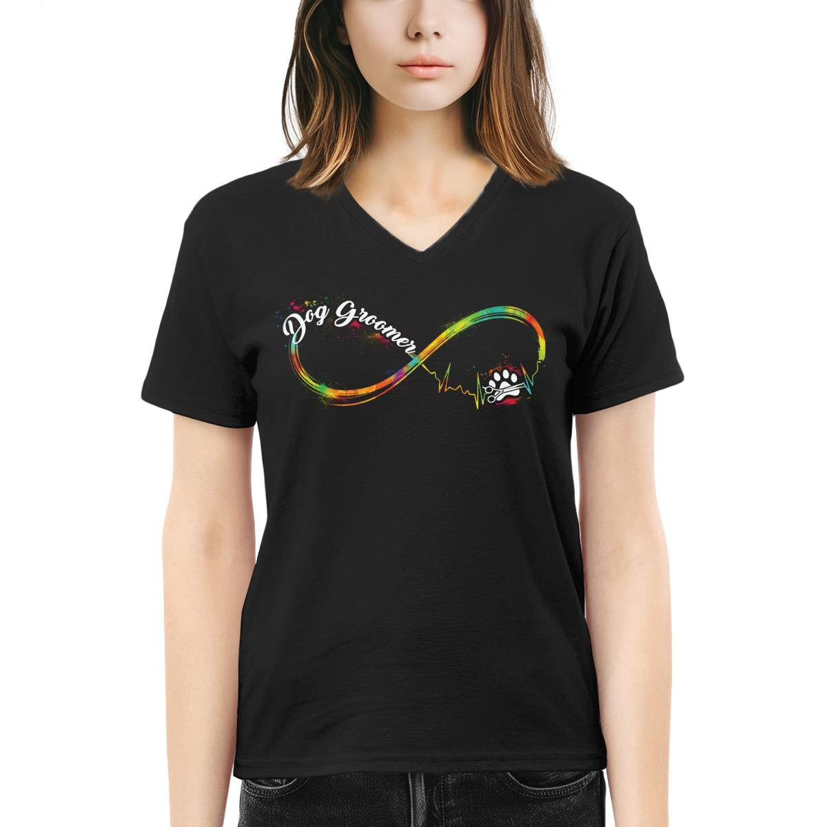 Awesome Dog Groomer-T-shirt - grunx260804-0033