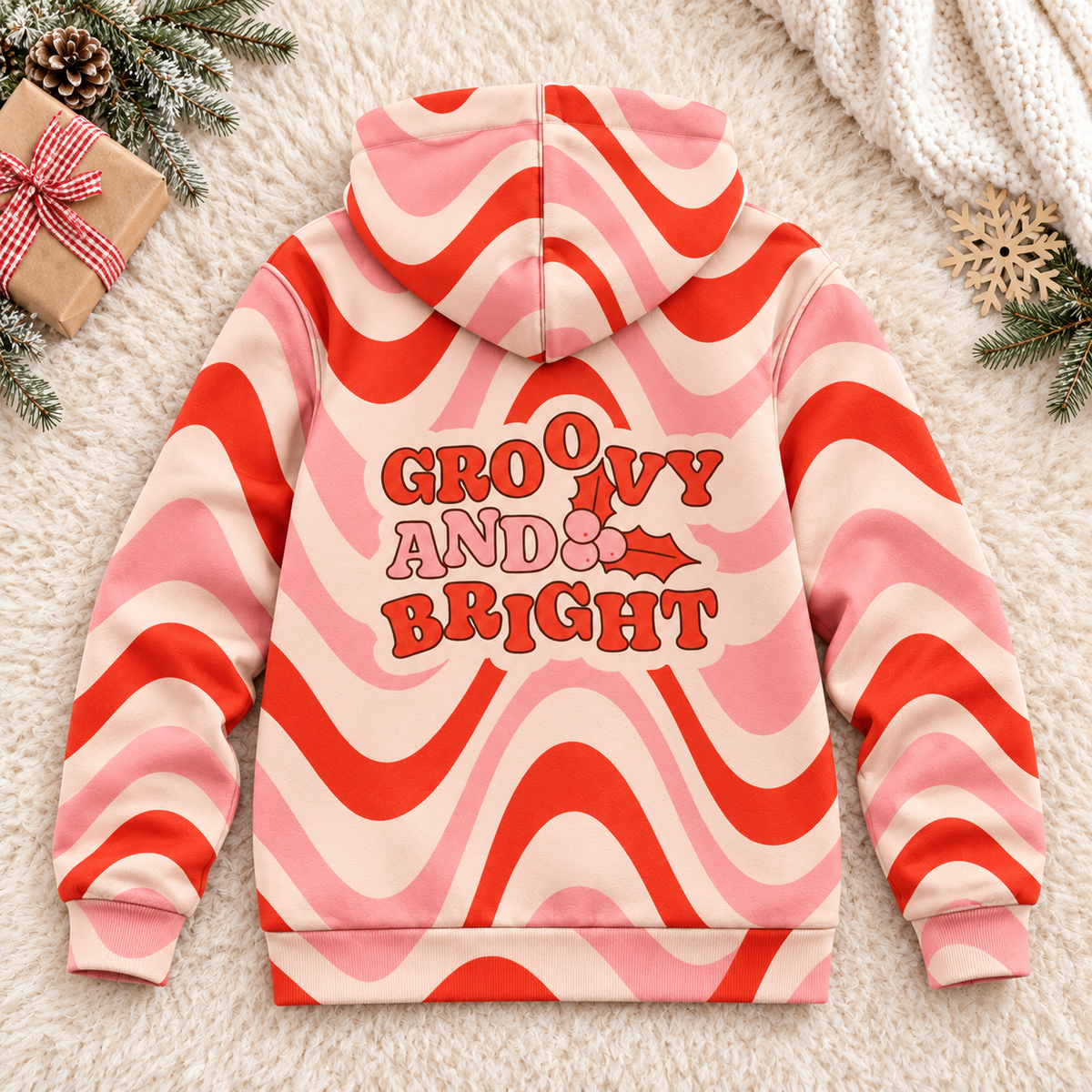 Groovy And Bright Personalized Fleece Jacket
