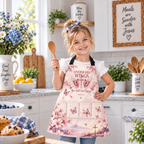 Under His Wings Butterfly Kids Apron