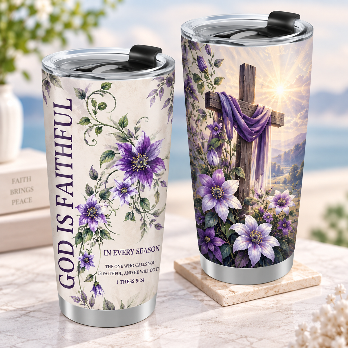 God Is Faithful In Every Season Normal Tumbler