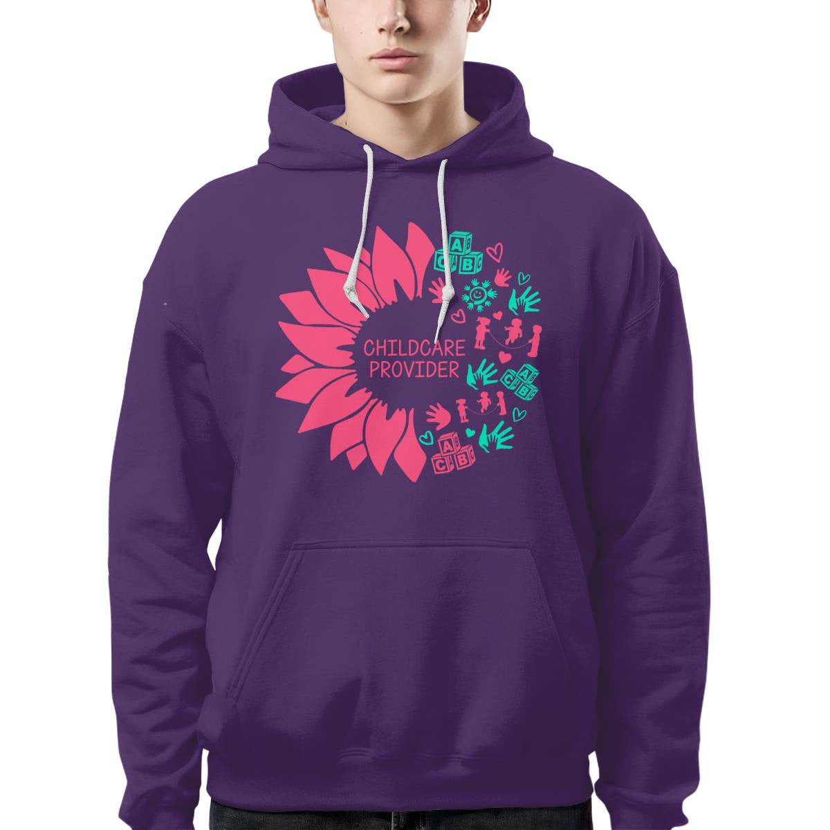 Awesome Childcare Provider-T-shirt-F210824SUFLOG9FCHPRZ4