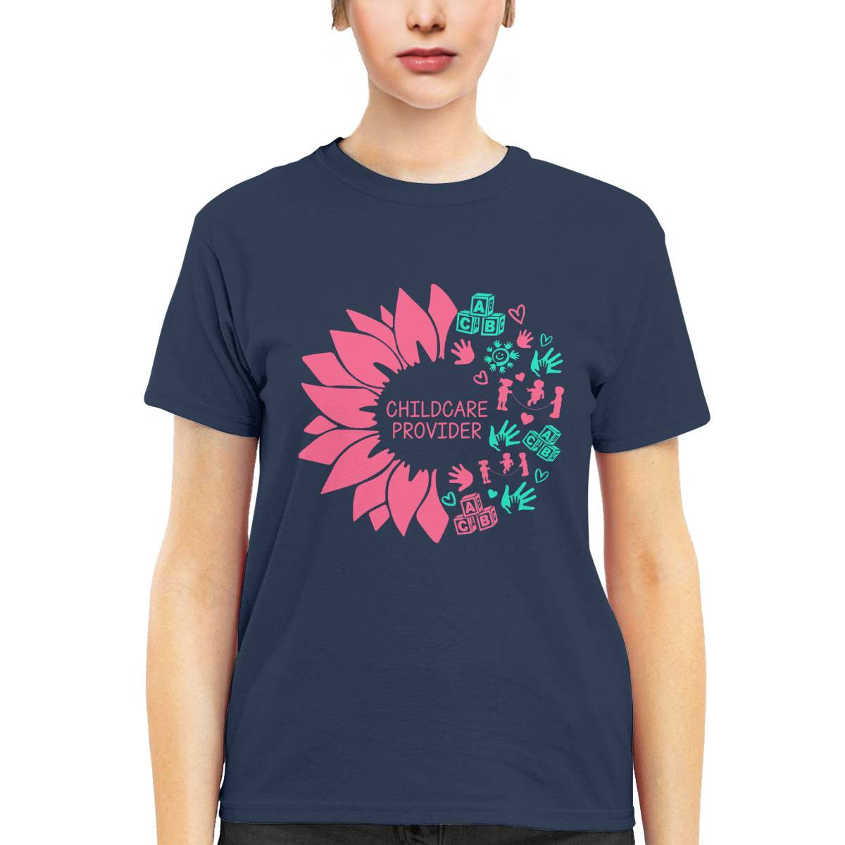 Awesome Childcare Provider-T-shirt-F210824SUFLOG9FCHPRZ4