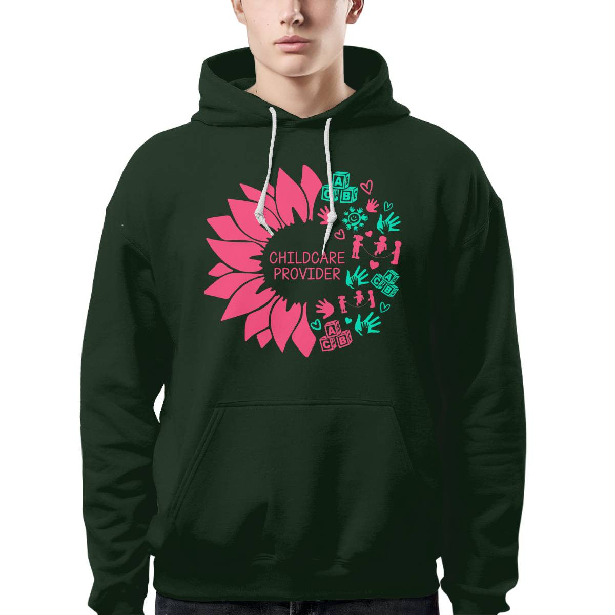Awesome Childcare Provider-T-shirt-F210824SUFLOG9FCHPRZ4