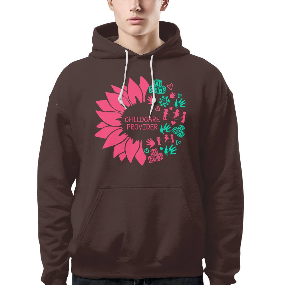 Awesome Childcare Provider-T-shirt-F210824SUFLOG9FCHPRZ4