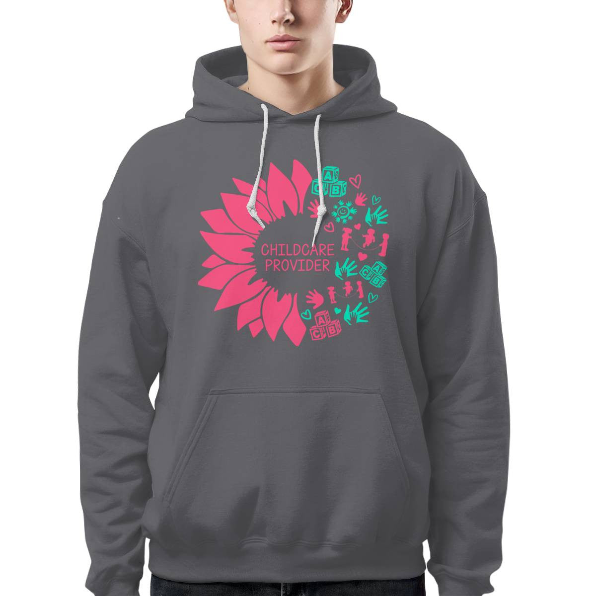 Awesome Childcare Provider-T-shirt-F210824SUFLOG9FCHPRZ4