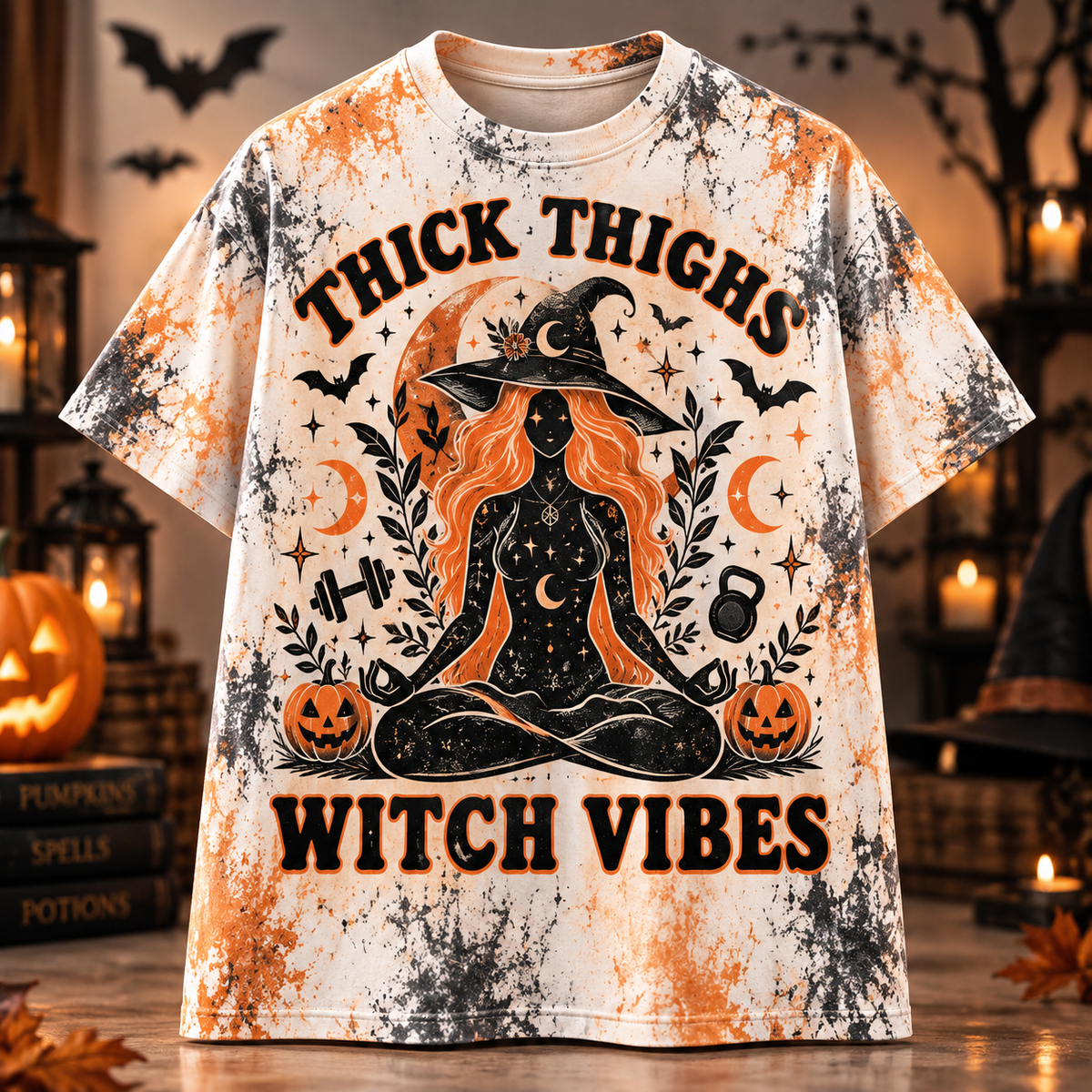 Thick Thighs Witch Vibes T-Shirt
