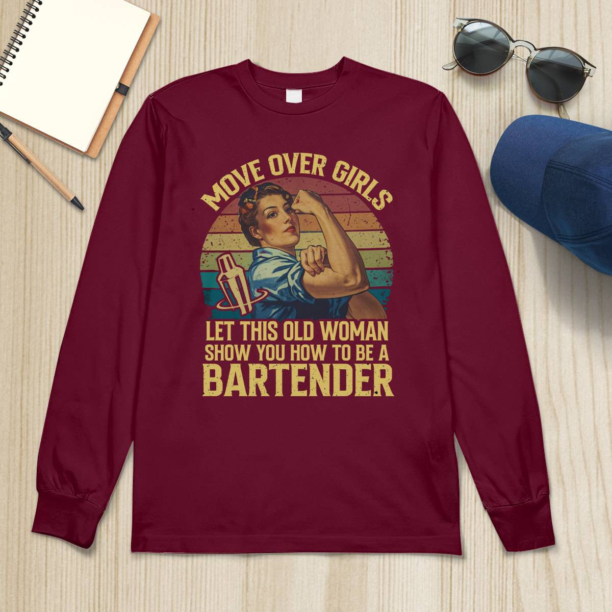 Awesome Bartender-T-shirt-#F030924OVGIR2FBARTZ4
