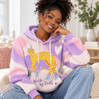 Pastel Leopard Waffle Hoodie