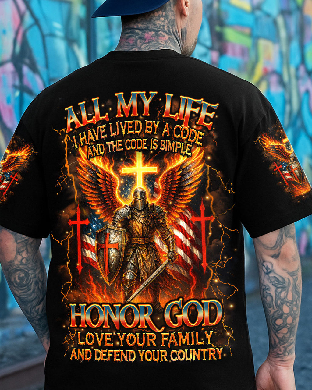 All My Life I Have Lived By A Code Men's All Over Print Shirt - Trunx718507