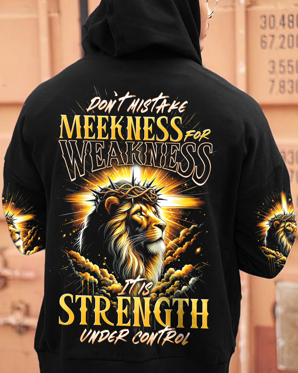 Don't Mistake Meekness For Weakness Lion Men's All Over Print Shirt - Trunx023213