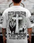 Faith Over Fear Men's All Over Print Shirt - Trunx986932