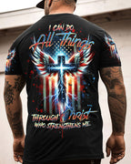 I Can Do All Things Cross Wings Men's All Over Print Shirt - Trunx057619