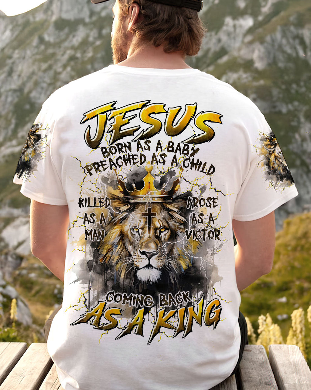 Coming Back As A King Lion Men's All Over Print Shirt - Trunx124506
