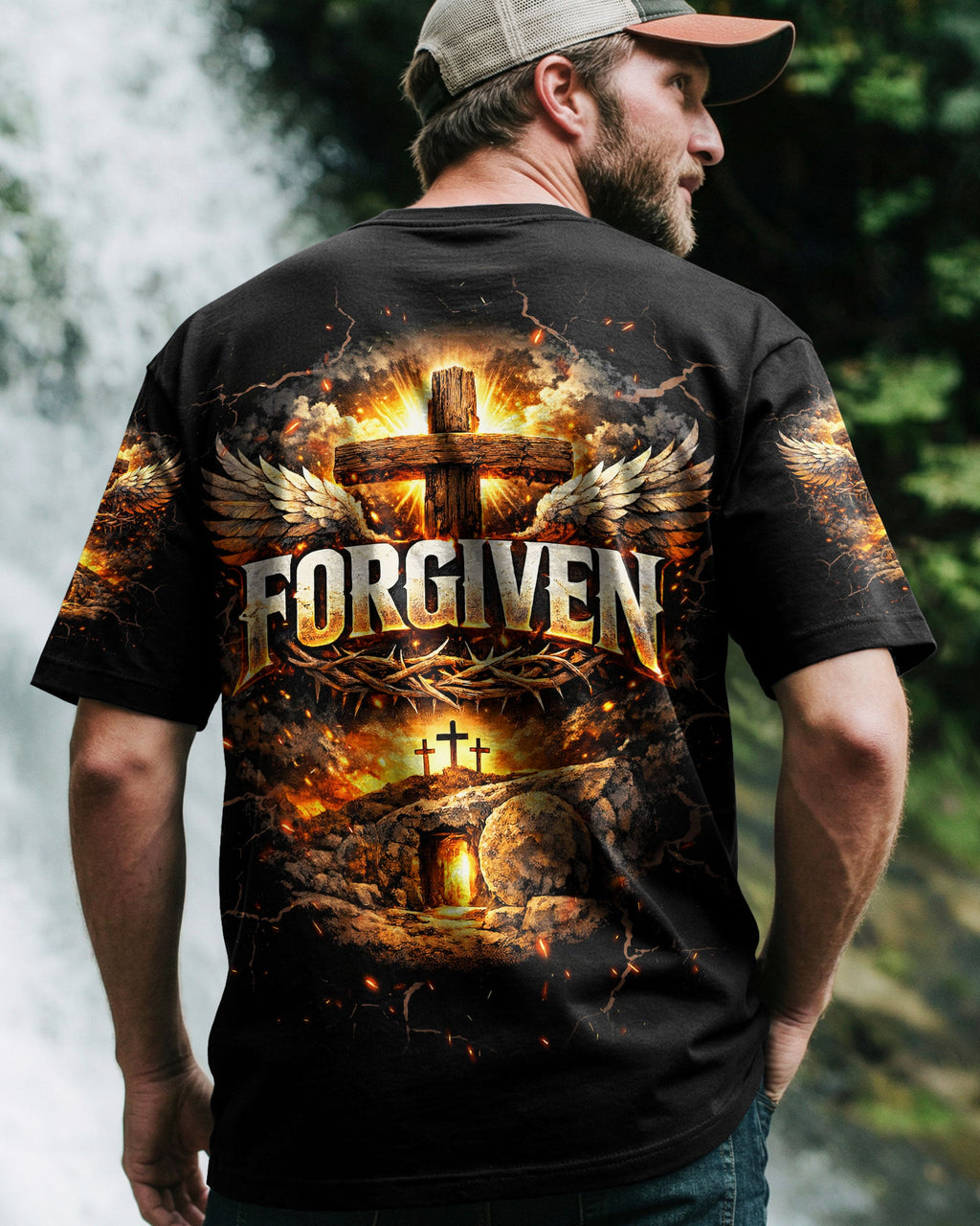 Forgiven Wings Men's All Over Print Shirt - Trunx511603