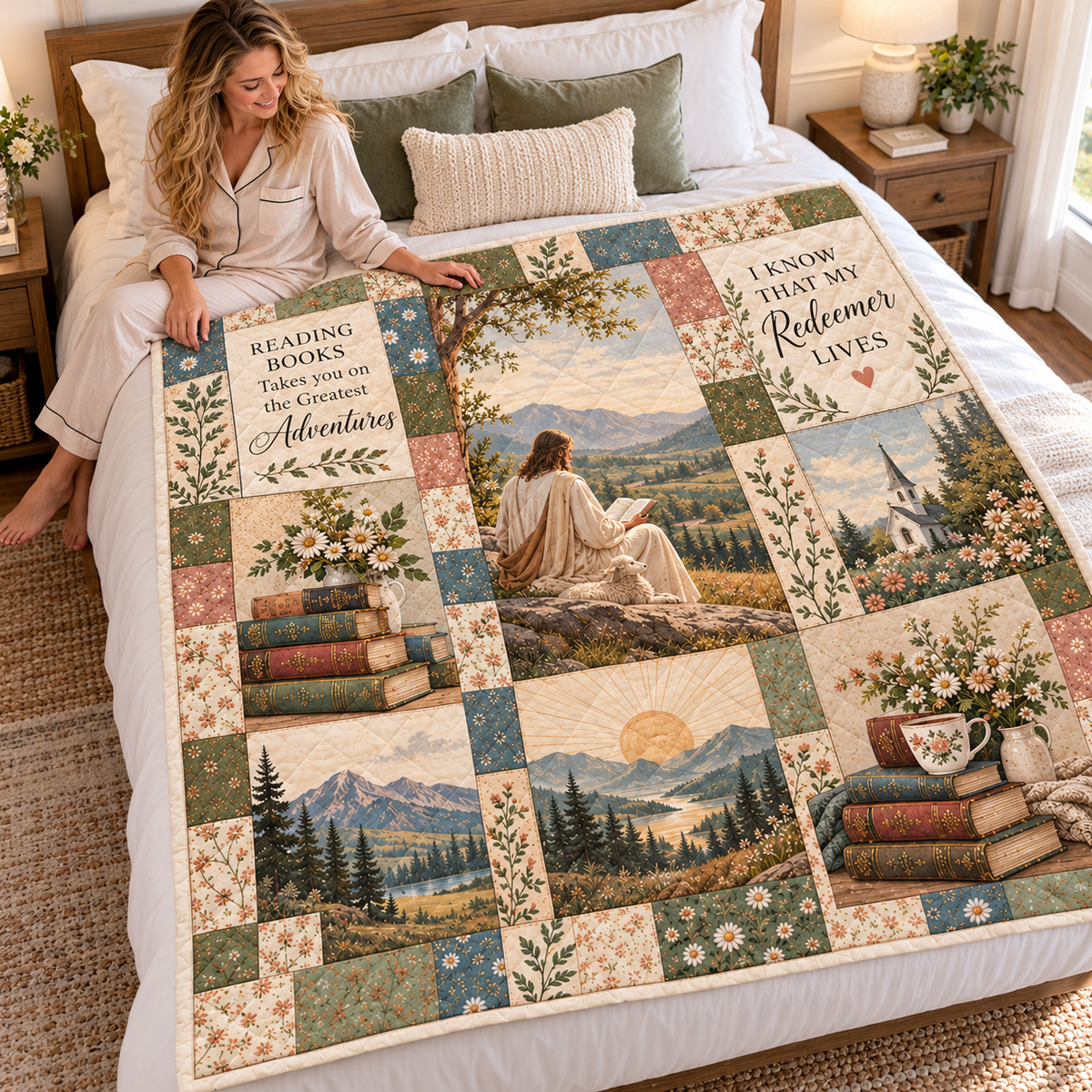 Mountain Reading Adventure Quilt
