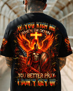 If You Kick Me When I'm Down Men's All Over Print Shirt - Trunx288596