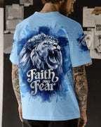 Faith Over Fear Men's All Over Print Shirt - Trunx236074