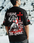 I Serve The Only King Warrior Men's All Over Print Shirt - Trunx502903
