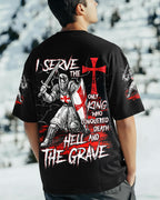 I Serve The Only King Warrior Men's All Over Print Shirt - Trunx502903