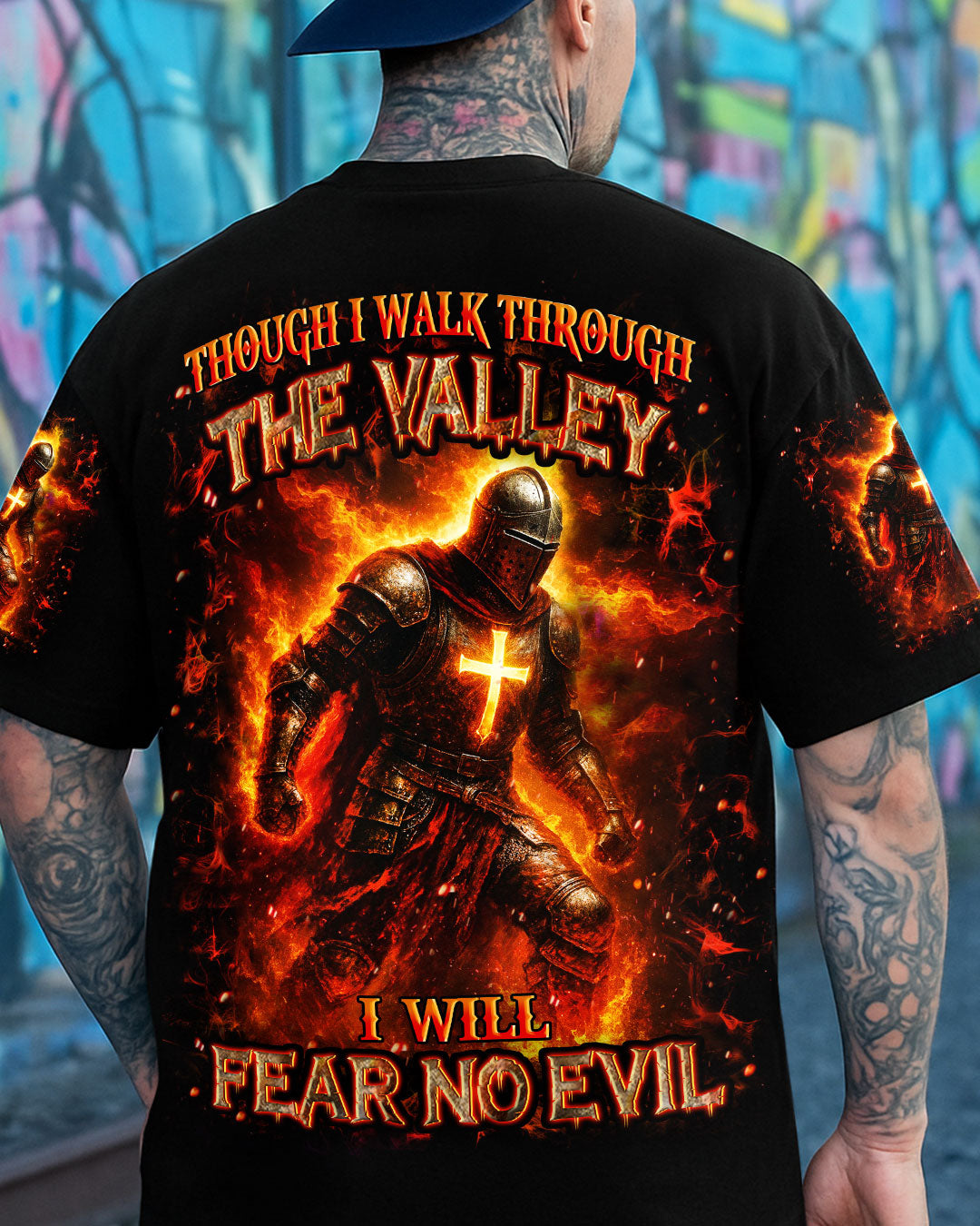 I Will Fear No Evil Men's All Over Print Shirt - Trunx275106