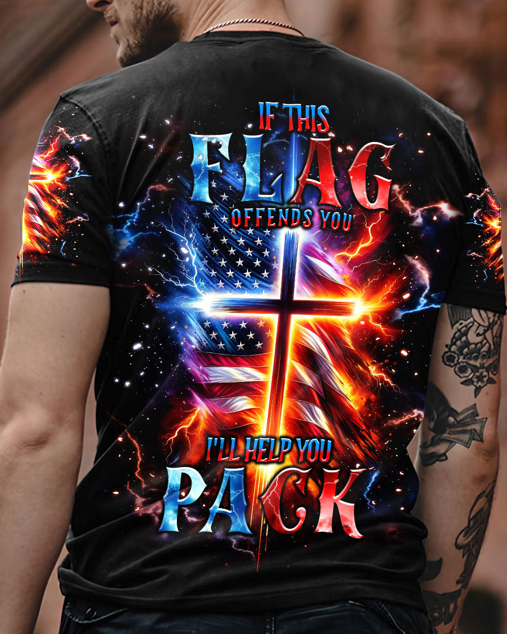 If This Flag Offends You Men's All Over Print Shirt - Trunx569683