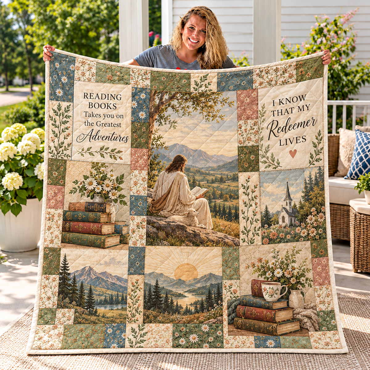 Mountain Reading Adventure Quilt