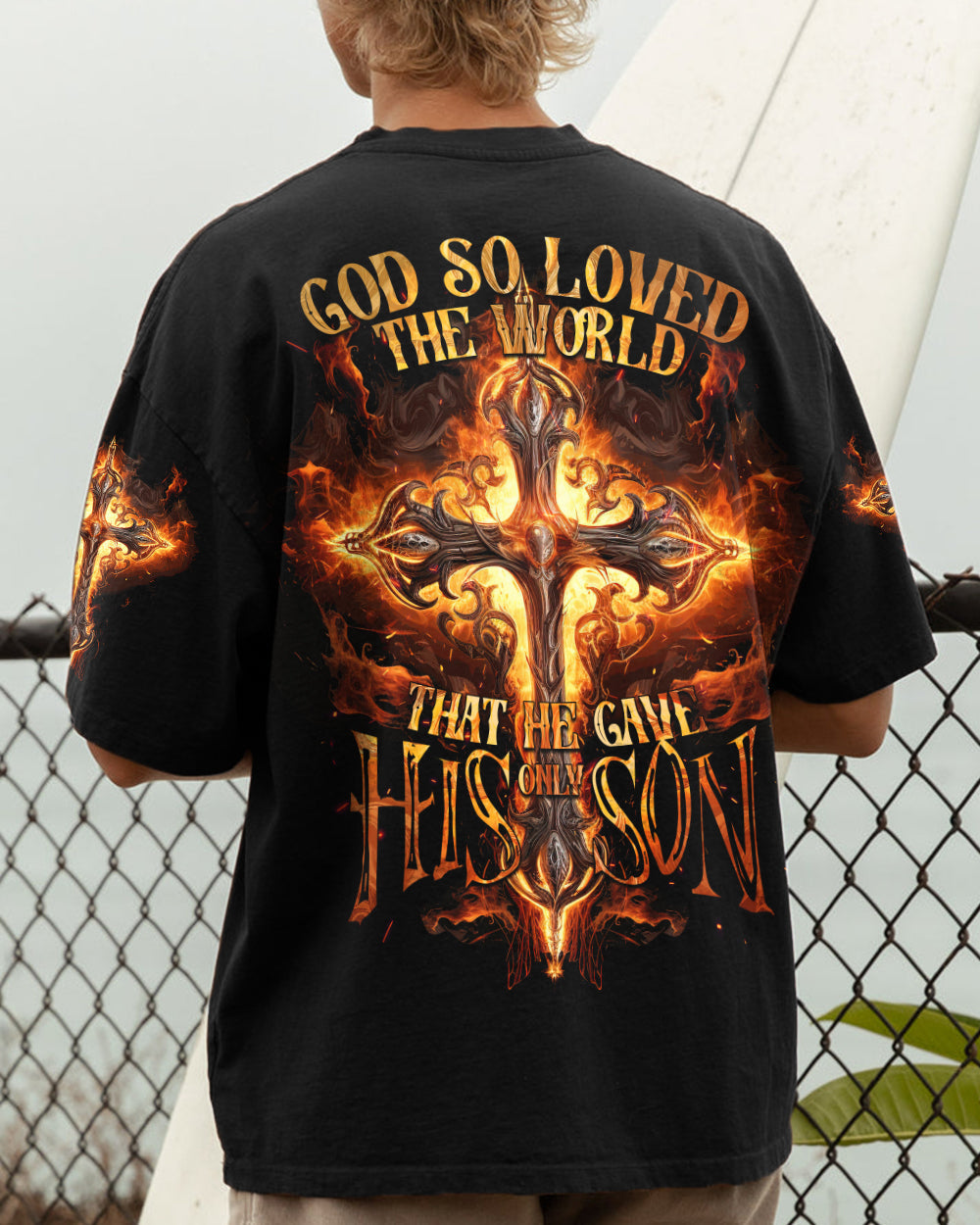 God So Loved The World Men's All Over Print Shirt - Trunx016842