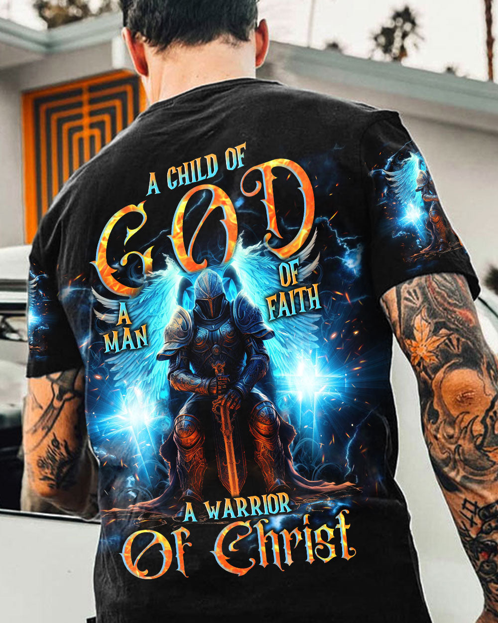 A Warrior Of Christ Men's All Over Print Shirt - Trunx104853