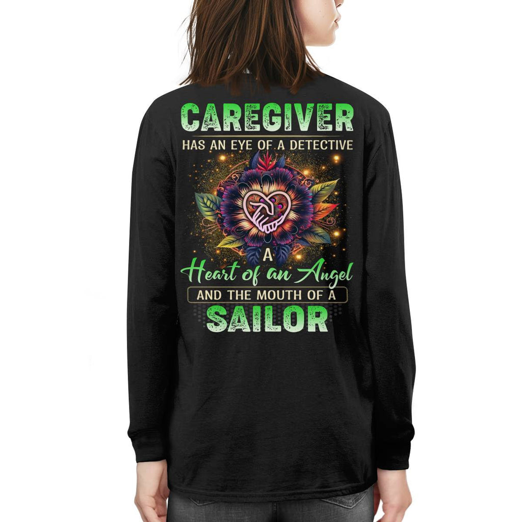 Awesome Caregiver a heart of an angel -Hoodie-#F121124SAINT1XCAREZ4