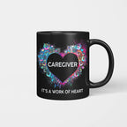 Awesome Caregiver Its a work of heart-T-shirt-#F290624WORKOF7FCAREZ4