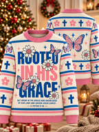 Rooted In His Grace Ugly Sweater
