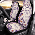 God Has A Plan Butterfly Car Seat Covers