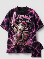 Armor of God Punk Lamb Lightning T-Shirt