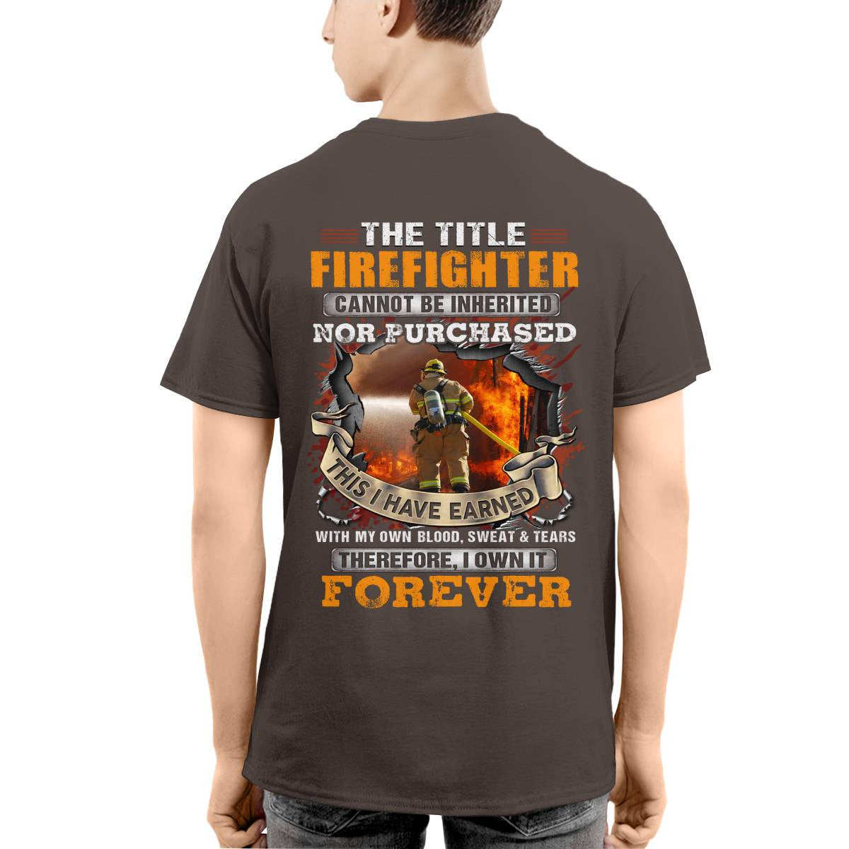 Awesome Firefighter-T-shirt - grunx260804-0152