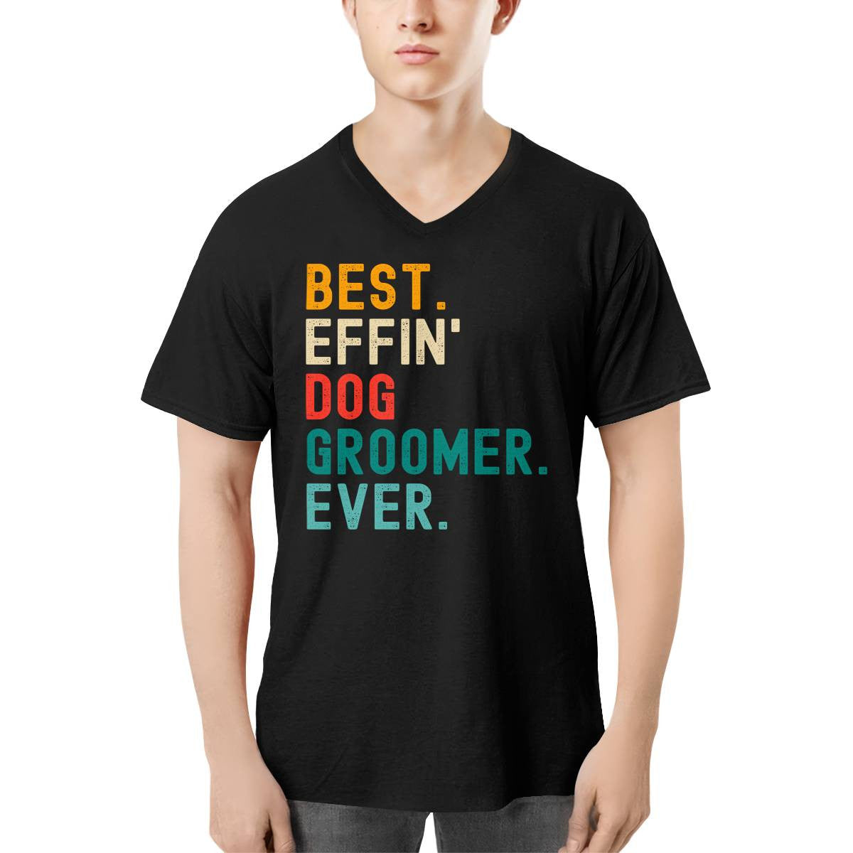 Awesome Dog Groomer-T-shirt - grunx260804-0036
