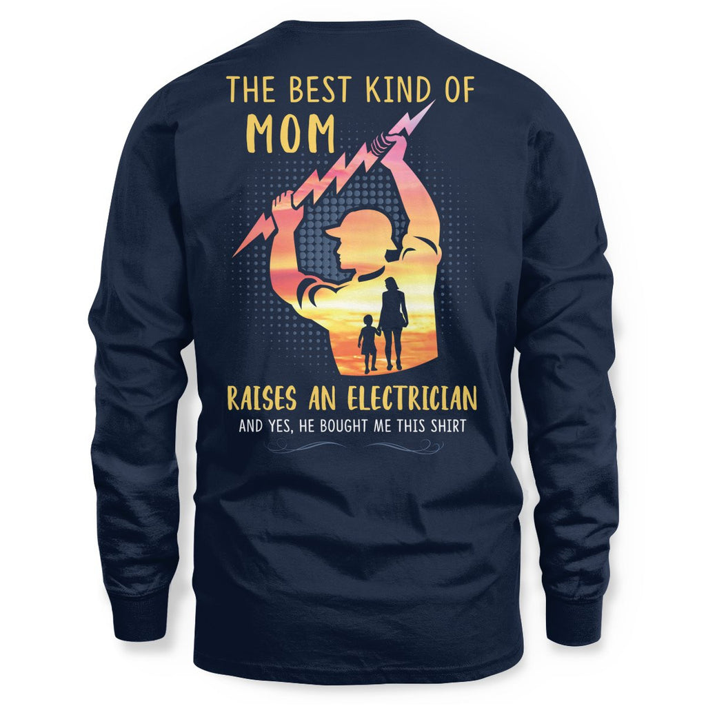 Awesome Electrician's Mom-Hoodie - grunx260804-0068