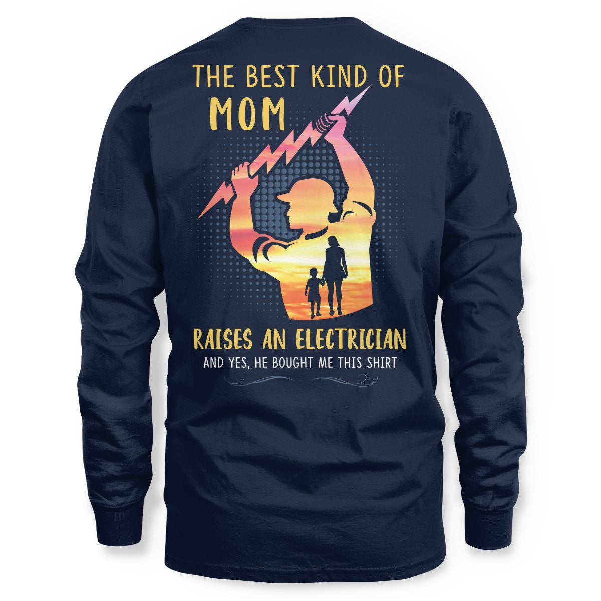 Awesome Electrician's Mom-Hoodie - grunx260804-0068