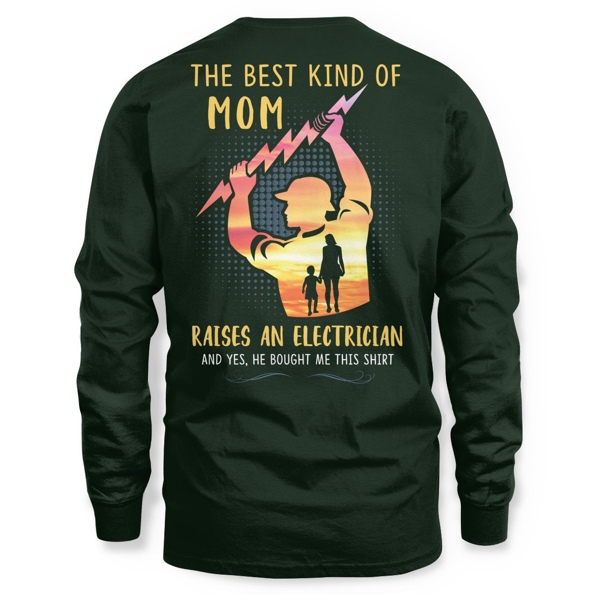 Awesome Electrician's Mom-Hoodie - grunx260804-0068