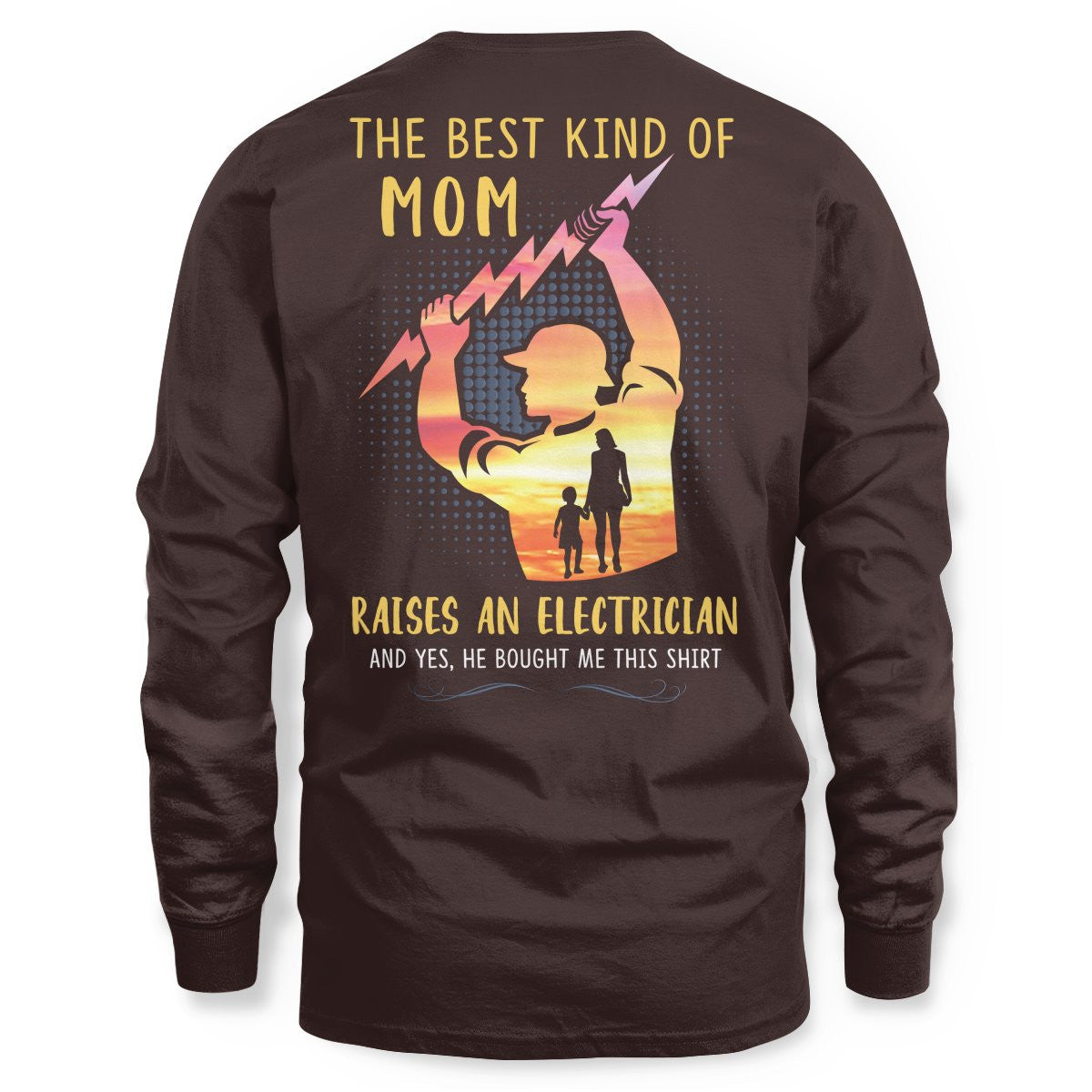Awesome Electrician's Mom-Hoodie - grunx260804-0068